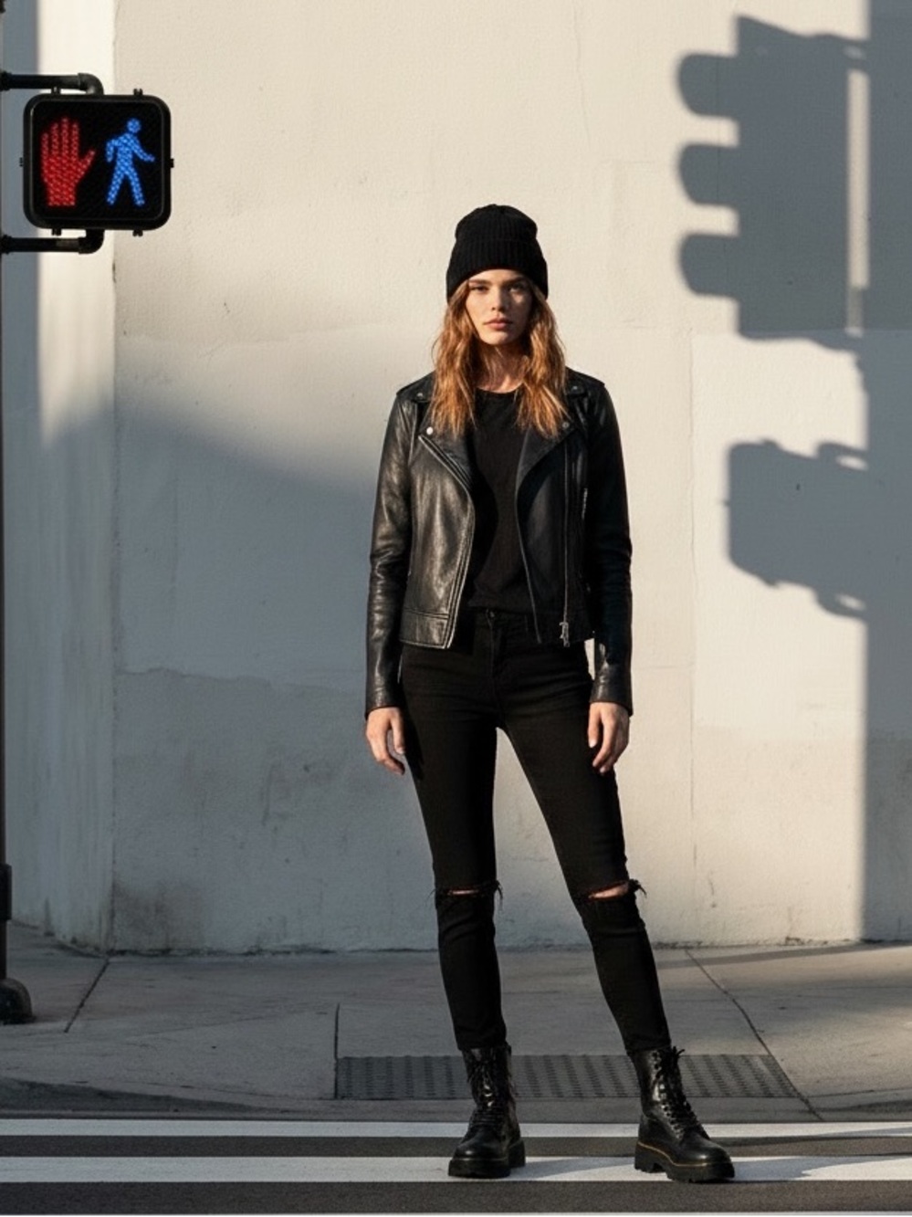 Free People Black Distressed Ripped Knee Cropped Skinny Jeans 27